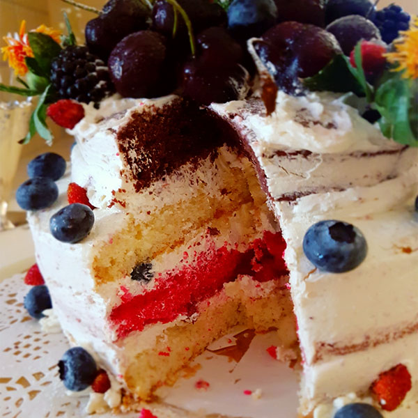 Layer Cake Fiori e Frutta-Sabina Martorana-Food Blogger - Deli