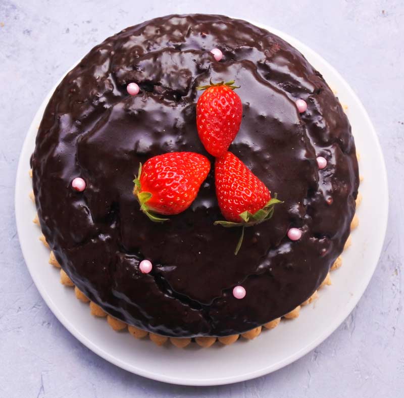 Torta Glassata al Cioccolato Veloce-Fra Ceck-Food Blogger